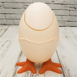 Оригинальная настольная мусорница «Funny egg» цвет:бежевый купить