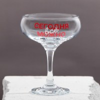 Оригинальный бокал для мартини «Сегодня можно ВСЁ» 270 мл. Минск +375447651009