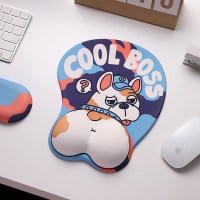 Оригинальный коврик для мышки «Cool boss» с подушкой для запястья Минск +375447651009