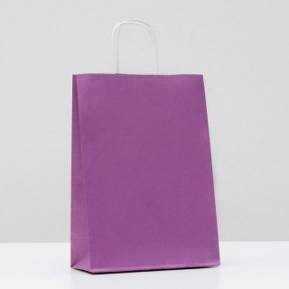 Пакет подарочный крафт «Lilac» 18 х 8 х 25 см купить