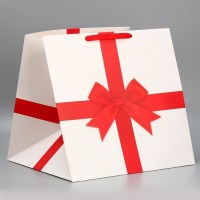 Пакет подарочный квадратный «Surprise» 40 х 40 х 40 см Минск +375447651009