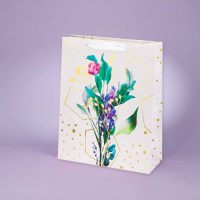 Пакет подарочный с ламинацией «Праздничные шары» 26 x 33 x 8 см купить Минск +375447651009
