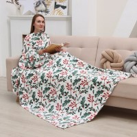 Светящийся плед с рукавами «Листочки» 150х200 см в Минске +375447651009