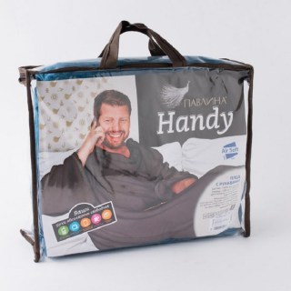 Плед с рукавами «Handy» синий фото