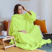 Плед с рукавами «Handy» зеленый неон Минск +375447651009