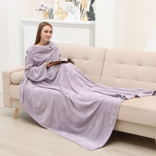 Плед с рукавами «Lilac» сиреневый купить