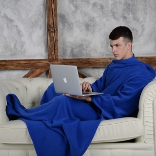 Плед с рукавами SNUGGIE синий купить
