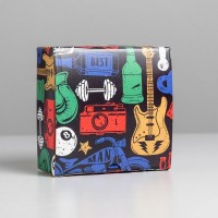 Подарочная коробка «Best man» 15 × 15 × 7 см купить в Минске +375447651009