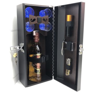 Подарочный набор для бутылки «БАРОН» с подсветкой купить