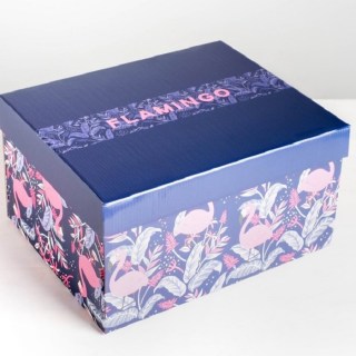 Подарочная коробка «Flamingo» 31,2 х 25,6 х 16,1 см купить
