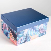 Подарочная коробка «Тропики» 31,2 × 25,6 × 16,1 см купить в Минске +375447651009