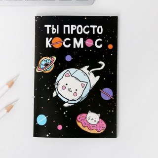 Подарочный канцелярский набор «Космо-кот» фото