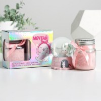 Подарочный набор: аромасвеча+снежный шар «Мечтай» купить в Минске +375447651009
