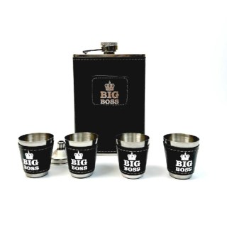 Подарочный набор «Big boss» фляжка, 4 стопки, воронка купить