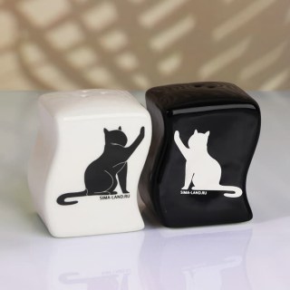 Подарочный набор для перца и соли «Cats» фото