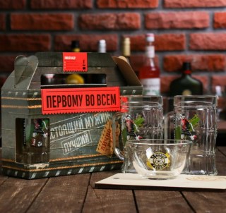 Подарочный набор для пива «К футболу готов» купить