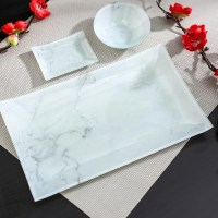 Подарочный набор для суши «White Marble» 3 предмета купить в Минске +375447651009