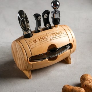 Подарочный набор для вина «Wine Time» в бочонке фото