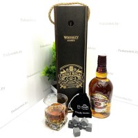 Подарочный набор для виски «Chivas Regal» со стаканом и камнями Минск +375447651009