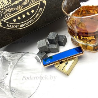 Подарочный набор для виски «Лучший из лучших» с зажигалкой от USB фото