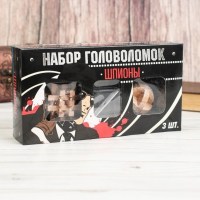 Подарочный набор головоломок «Шпионы» 3 шт. Минск +375447651009