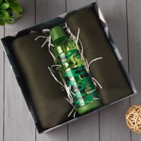 Подарочный набор «Самому смелому» плед+бутылка для воды купить в Минске +375447651009