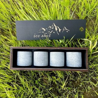 Набор рюмок из камня стеатита «ICE SHOT» 4 штуки купить