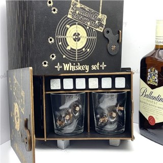 Подарочный набор Whiskey Set «Непробиваемый» на 2 персоны фото