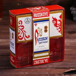 Подарочный набор «Застолье»: 3 рюмки, тосты купить