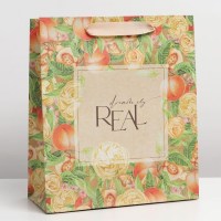 Подарочный пакет «Dream is real» 23 × 27 × 11,5 см Минск