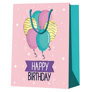 Подарочный пакет «Happy birthday» 18 × 23 × 10 см купить