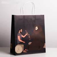 Подарочный пакет «Just Brutal» 26 × 30 × 11,5 см Минск +375447651009