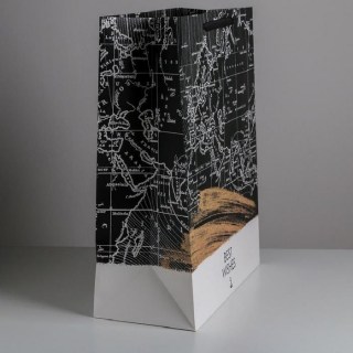 Подарочный пакет «Maps» 49 × 40 × 19 см фото