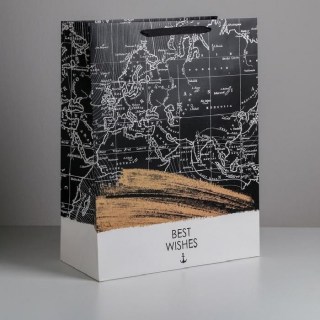 Подарочный пакет «Maps» 49 × 40 × 19 см купить