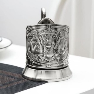 Подстаканник подарочный «Встреча за чаем» со стаканом купить