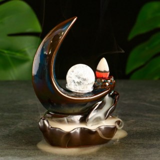 Подставка для благовоний «Месяц в ночи» + набор конусов купить