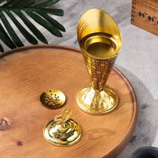 Подставка для благовоний «Пламя» цвет золотистый  фото