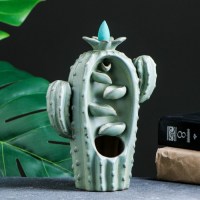 Подставка для благовоний «Зеленый кактус» + набор конусов Минск +375447651009