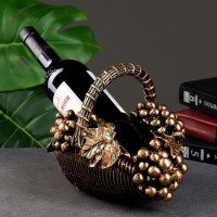 Подставка для бутылки «Корзинка» бронза Минск