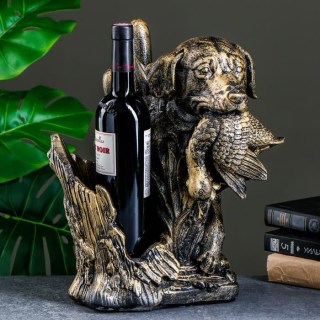 Подставка для бутылки «Охота» бронза 37 х 24 х 30см купить