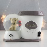 Подставка для ручек с снежным шаром «Smile» Минск +375447651009