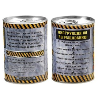 Растущая трава «Мужской газон» в банке фото