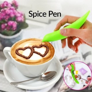Ручка для рисования на кофе «Spice Pen» салатовая купить