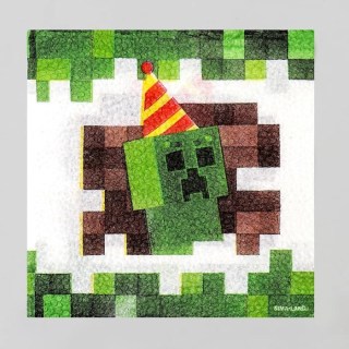 Салфетки «Minecraft» 20 шт. фото