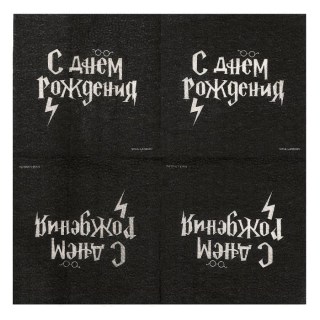 Салфетки «С днем рождения. Гарри Поттер» 20 шт. фото
