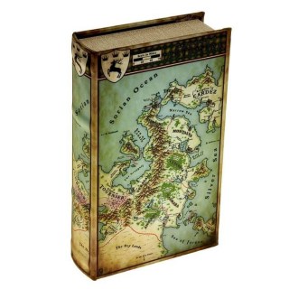 Сейф-книга «Карта государства» 21 см шелк купить