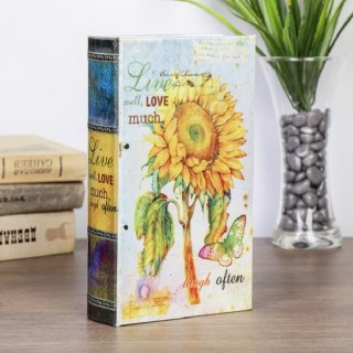 Сейф-книга «Подсолнух» 21 см шелк купить