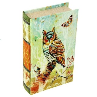 Сейф книга «Цветная сова» шелк купить
