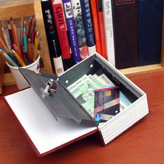 Сейф- копилка «English Dictionary» металлический 18 см. микс фото