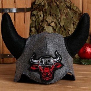 Шапка для парной «Крутой байкер» купить